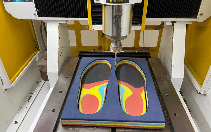 CNC carving equipment to help orthotics insole manufacturer to triple