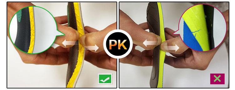 Flat Cushion foam sponge arch support PU running insoles Ideastep KS1659