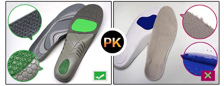 Thin eva foam removal pegs medical diabetic insoles