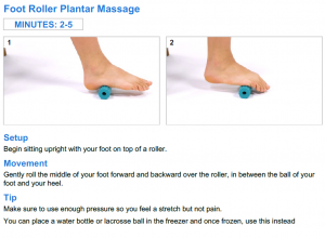 Fuß-Roller-Plantar-Massage