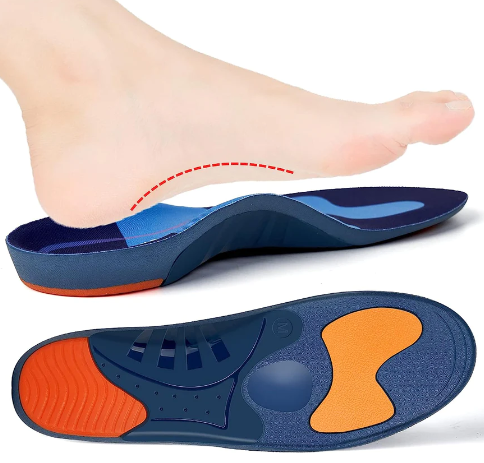 How does the insert help Plantar fasciitis