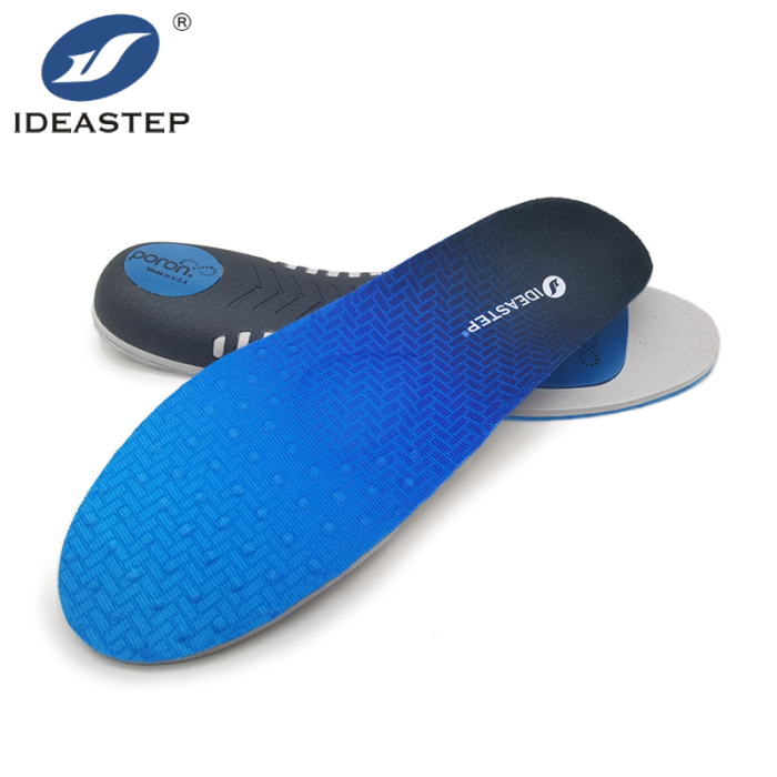 Anti-slip designs in sports insoles