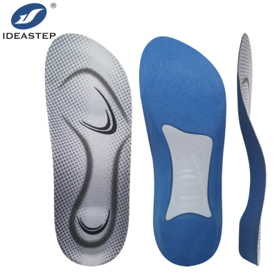 Children's arched PU support shock-absorbing sports insoles