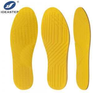 Hard X-leg non-slip orthotic insole with arch support