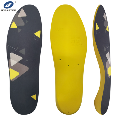 Ideastep XA-6075 Wholesale Nylon Cup-In PU Insoles with Foam Middle Layer and Velvet Fabric for Enhanced Comfort